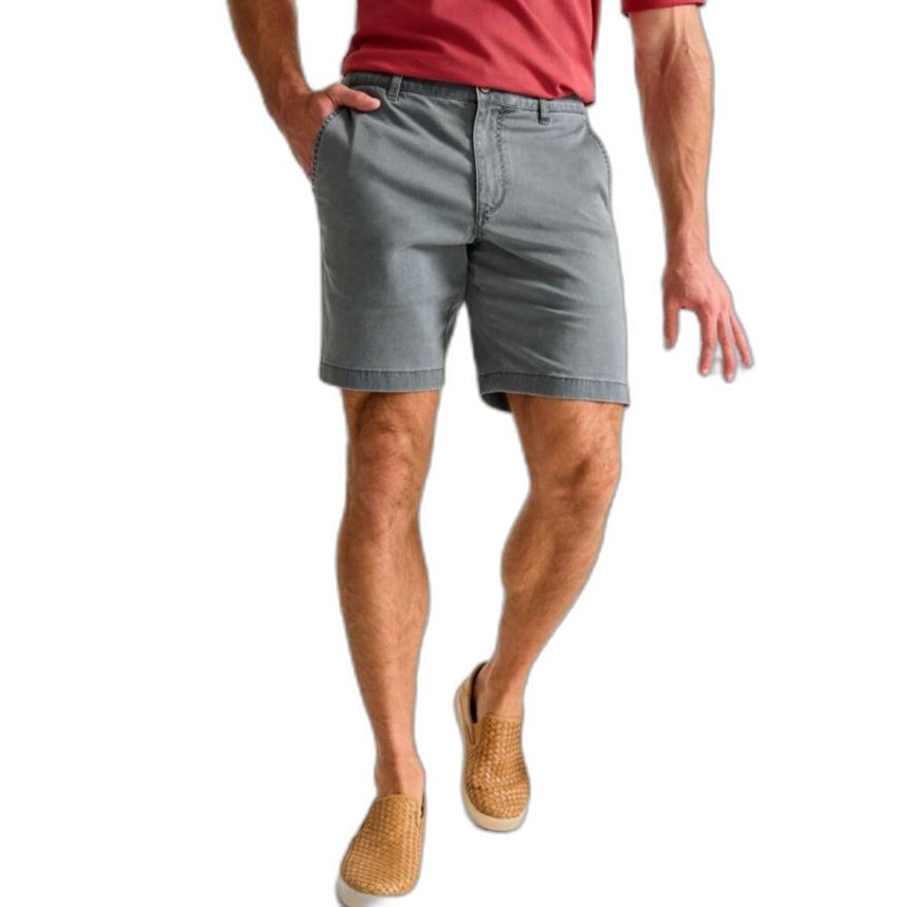 Tommy Bahama Men's Washed Gray Micro Corded Flat Front Chino Shorts Size 32